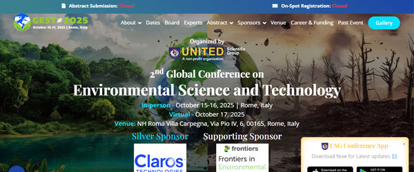 Environmental Science and Technology GEST 2025